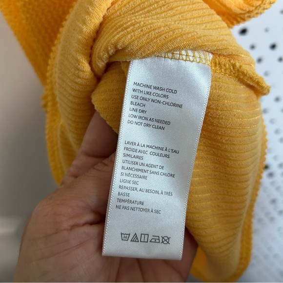 Urban Outfitters Orange Knit Tyra Strappy Back Sleeveless Mini Dress XS - Picture 6 of 9